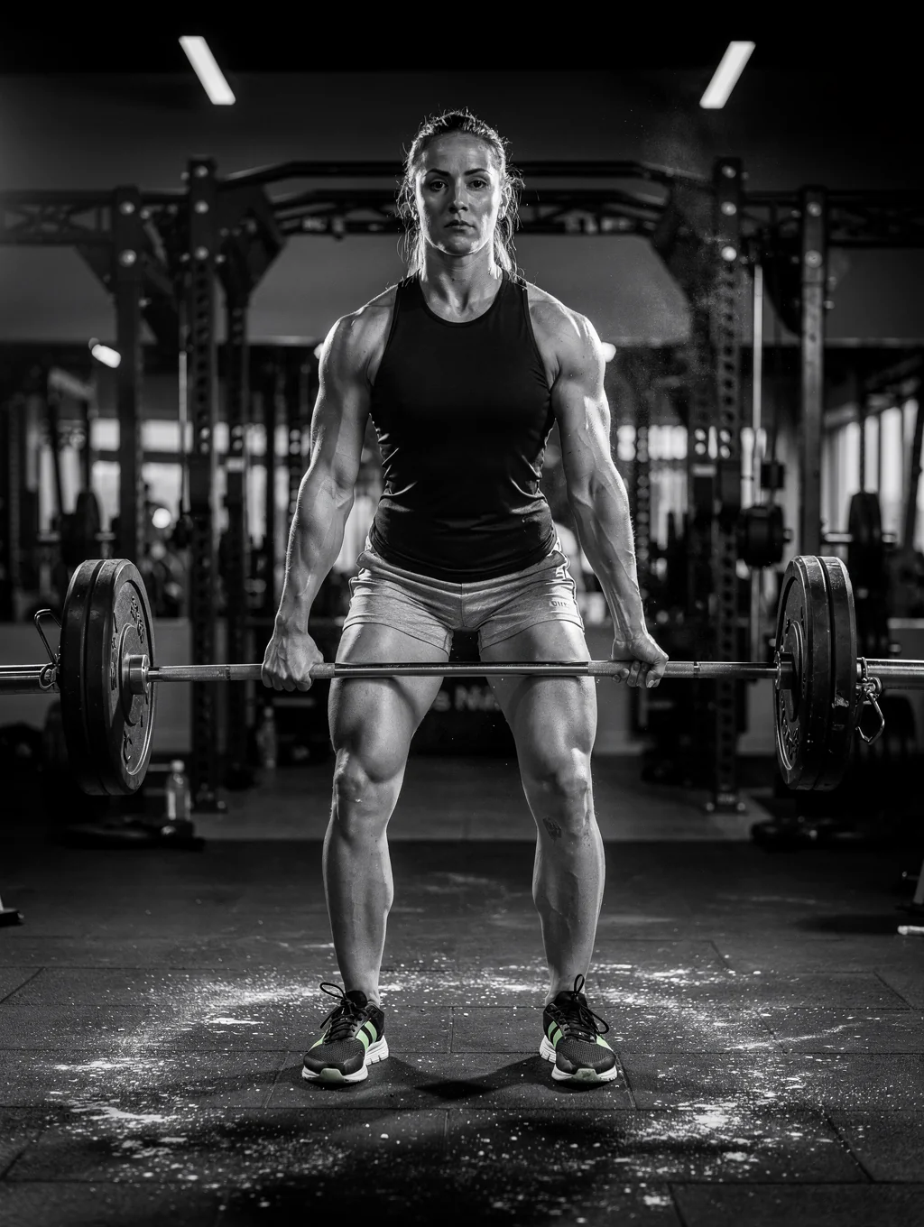 Coach Kira demonstrating proper lifting technique